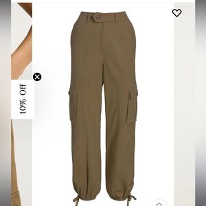 Cinq a Sept Zola Pant in Olive size 10